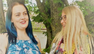 Anna Bendiksen i samtale med Lena Malinovsky.